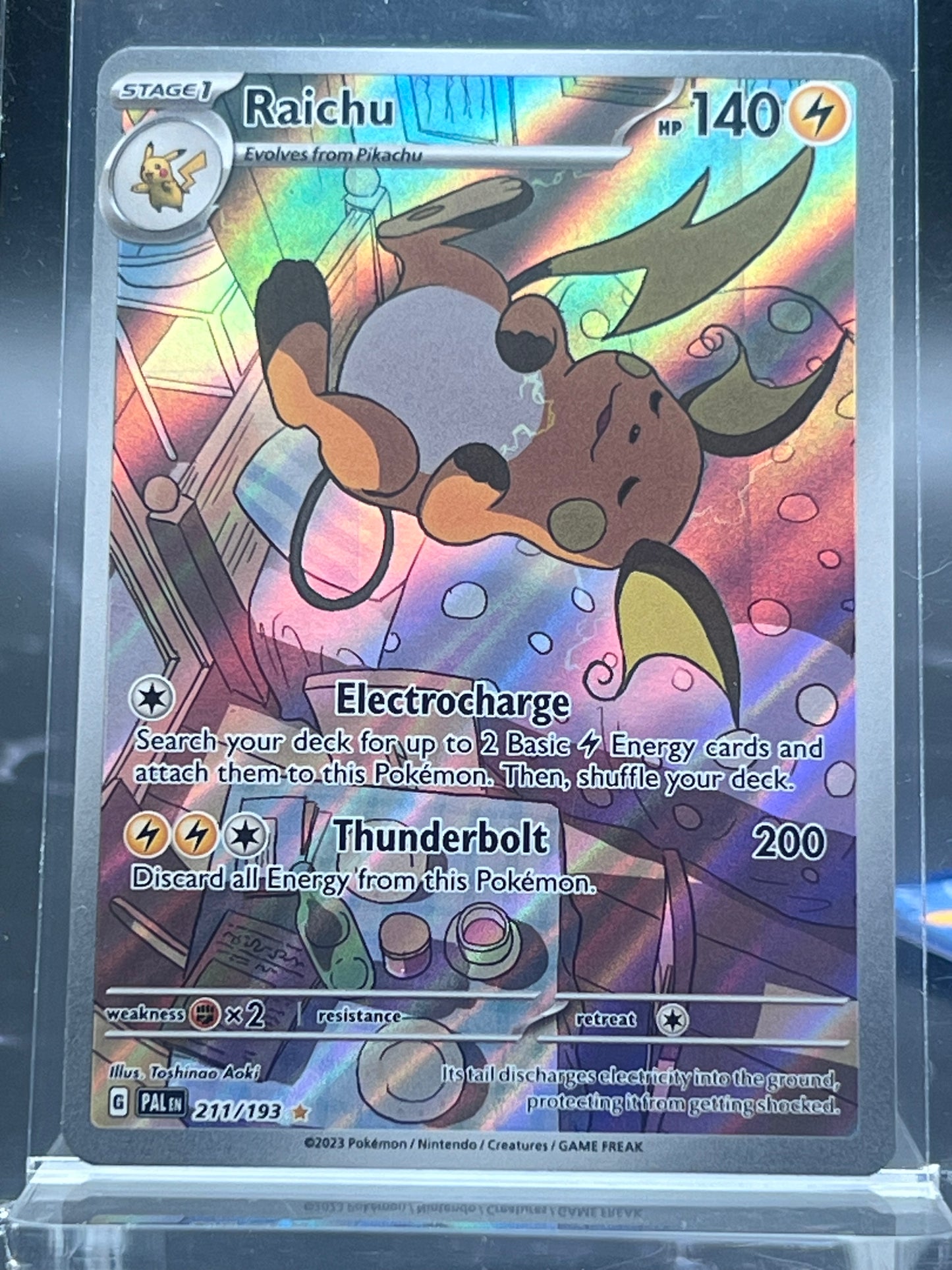 Raichu #211/193 – Illustration Rare – Paldea Evolved – Near Mint (NM) – Pokémon Card – Canada