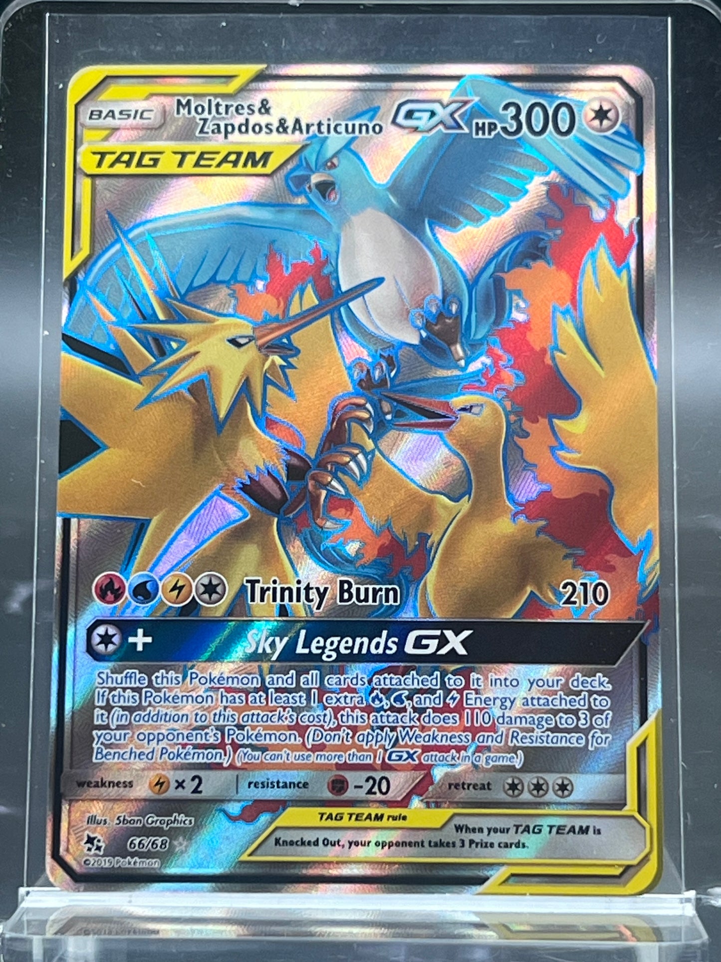 Moltres & Zapdos & Articuno GX Full Art #66/68 β Ultra Rare β Hidden Fates β Near Mint (NM) β PokΓ©mon Card β Canada