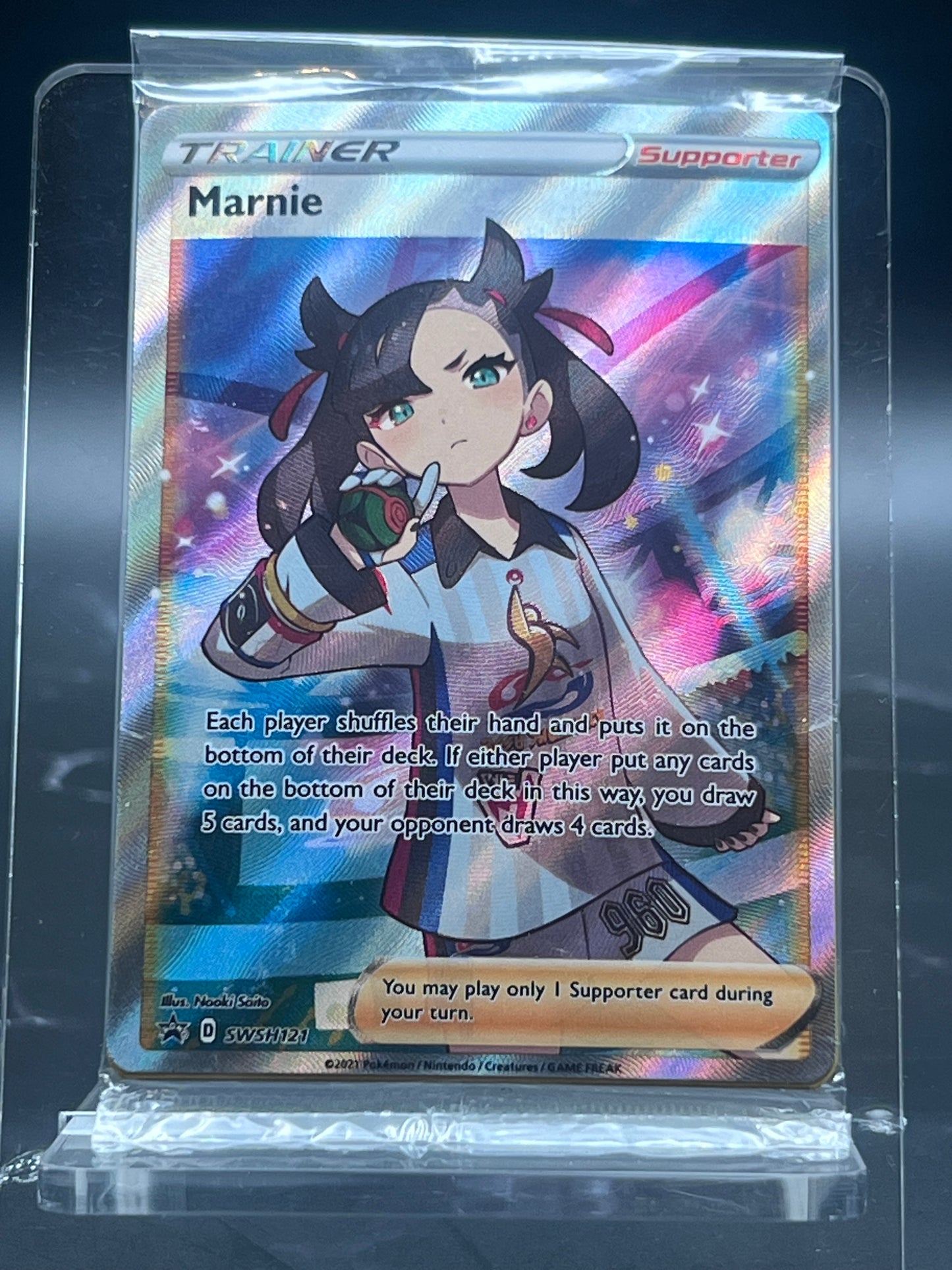 Marnie SWSH121 – Sword & Shield Promo – Near Mint (NM) – Pokémon Card – Canada
