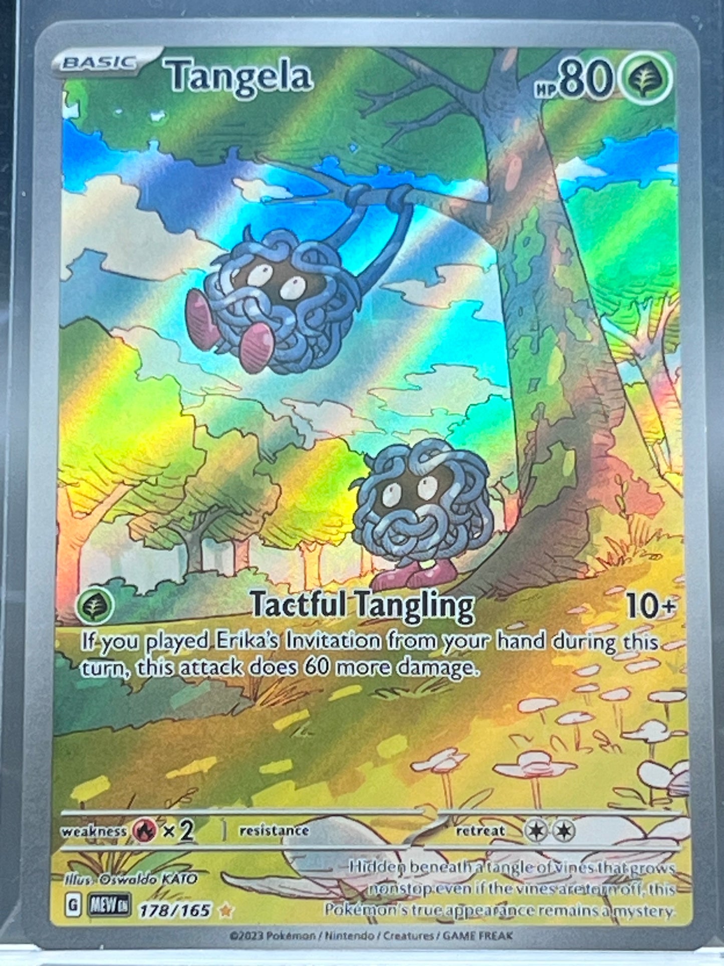 Tangela #178/165 – Illustration Rare – SV: 151 – Near Mint (NM) – Pokémon Card – Canada