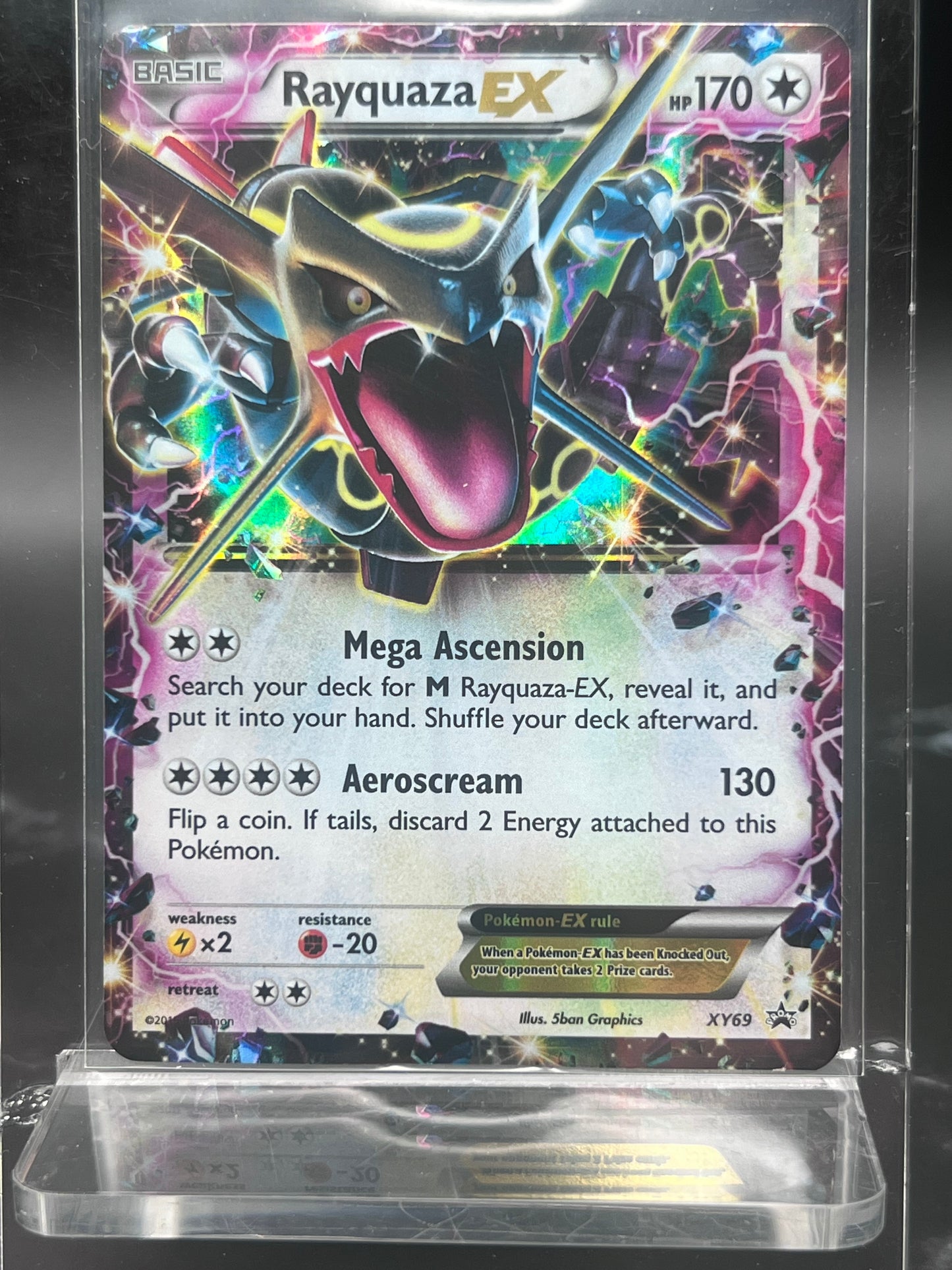 Rayquaza EX Shiny XY69 – XY Promo – Near Mint (NM) – Pokémon Card – Canada