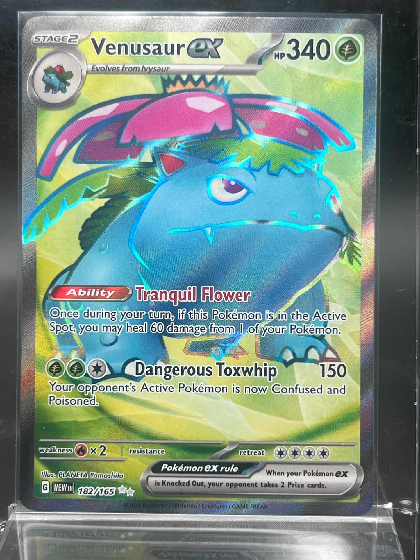 Venusaur EX #182/165 – Ultra Rare – SV: 151 – Near Mint (NM) – Pokémon Card – Canada