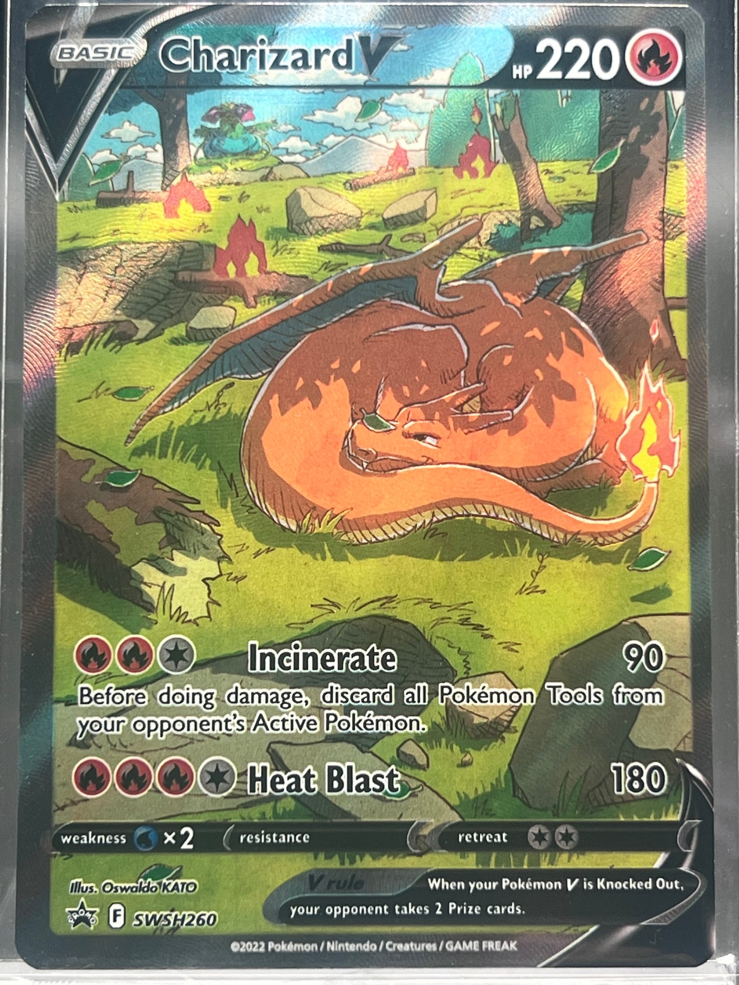Charizard V SWSH260 – Sword & Shield Promo – Near Mint (NM) – Pokémon Card – Canada