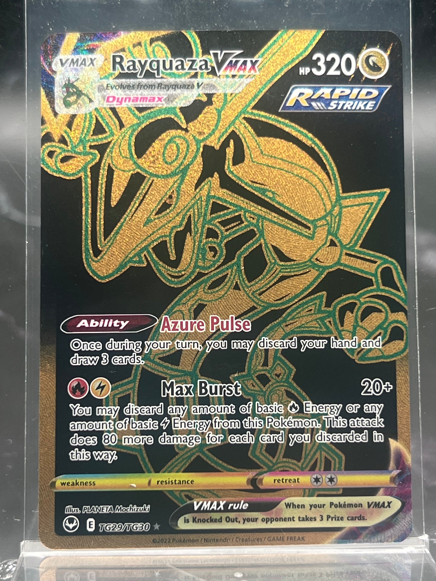 Rayquaza VMAX Secret Rare TG29/TG30 – Silver Tempest Trainer Gallery – Near Mint (NM) – Pokémon Card – Canada