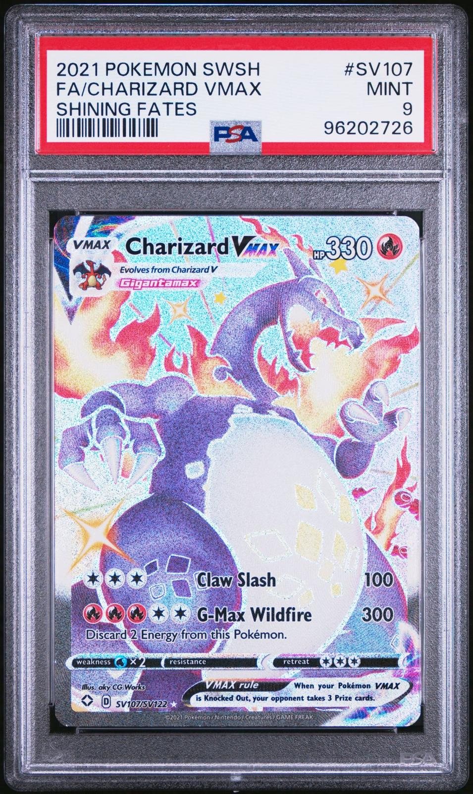 Charizard VMAX (SV107/SV122 Shiny Holo Rare) - Shining Fates: Shiny Vault - Critical Cards