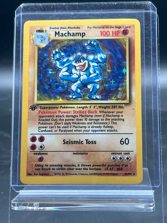 Machamp #008/102 – Holo Rare – Deck Exclusives – Moderately Played (MP) – Pokémon Card – Canada