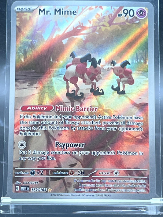 Mr. Mime #179/165 – Illustration Rare – SV: 151 – Near Mint (NM) – Pokémon Card – Canada