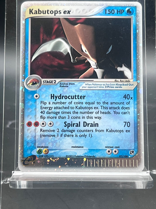 Kabutops ex #97 – Ultra Rare – EX Sandstorm – Near Mint (NM) – Pokémon Card – Canada