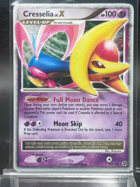 Cresselia Lv.X #103 – Ultra Rare – Great Encounters – Moderately Played (MP) – Pokémon Card – Canada