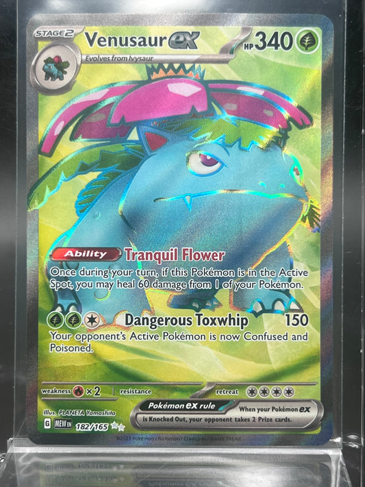 Venusaur EX #182/165 – Ultra Rare – SV: 151 – Near Mint (NM) – Pokémon Card – Canada