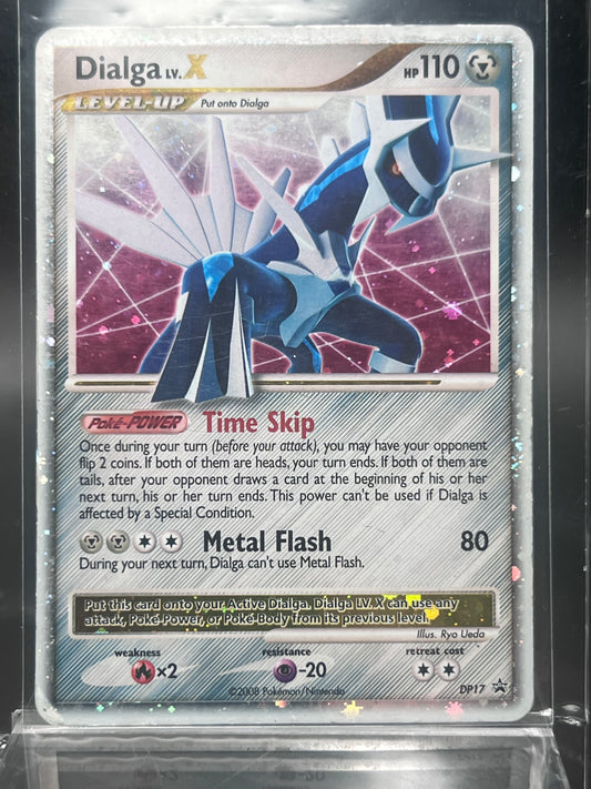 Dialga Lv.X DP17 – Holo Rare – Diamond & Pearl Promo – Heavily Played (HP) – Pokémon Card – Canada