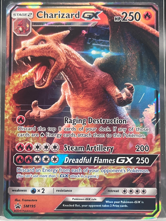 Charizard GX SM195 – Sun & Moon Promo – Near Mint (NM) – Pokémon Card – Canada
