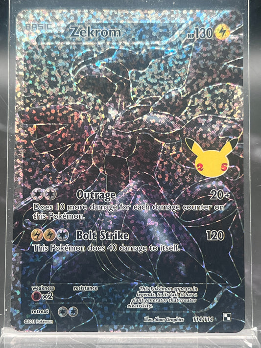 Zekrom #114/114 – Classic Collection – Celebrations – Near Mint (NM) – Pokémon Card – Canada
