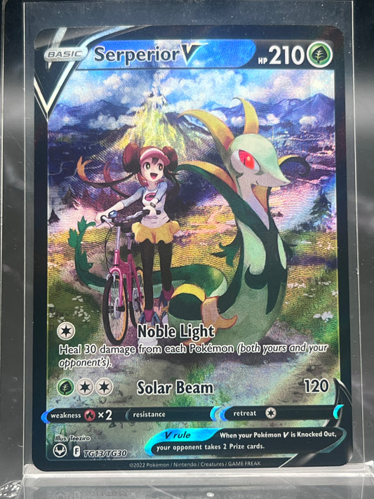 Serperior V TG13/TG30 – Ultra Rare – Silver Tempest Trainer Gallery – Pokémon Card – Canada