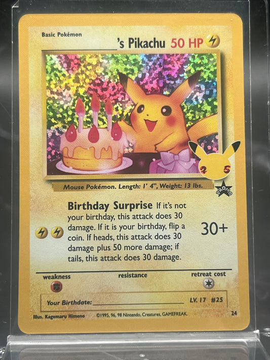 ______’s Pikachu #24/53 – Classic Collection – Celebrations – Near Mint (NM) – Pokémon Card – Canada