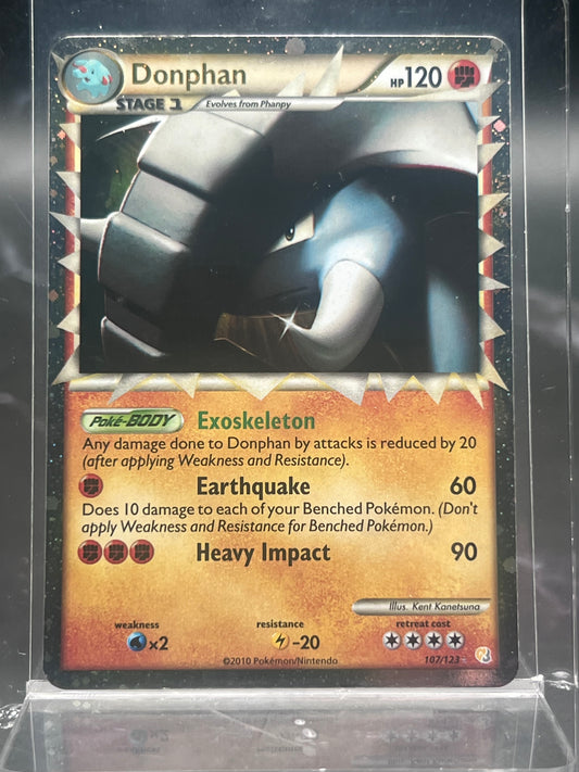 Donphan Prime #107 – Ultra Rare – HeartGold SoulSilver – Near Mint (NM) – Pokémon Card – Canada
