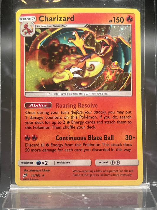 Charizard #014/181 – Holo Rare – Team Up Deck Exclusive – Near Mint (NM) – Pokémon Card – Canada