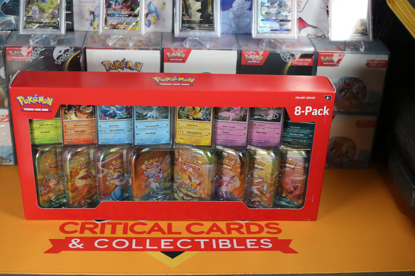 Costco Prismatic Evolutions 8-Pack Mini Tins