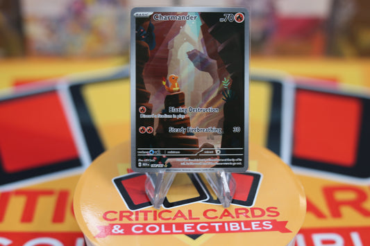 Charmander SV: 151 Illustration Rare 168/165 Near Mint