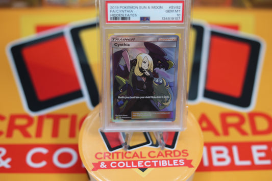 Cynthia Hidden Fates: Shiny Vault Shiny Holo Rare SV82/SV94 PSA 10
