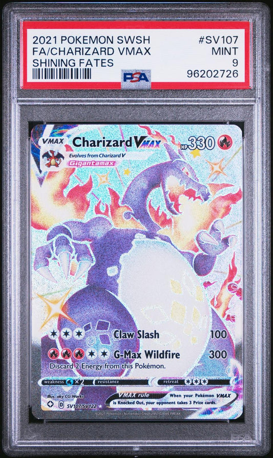 Charizard VMAX (SV107/SV122 Shiny Holo Rare) - Shining Fates: Shiny Vault - Critical Cards
