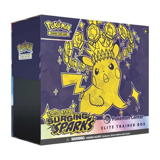 Surging Sparks Pokemon Center Elite Trainer Box (Exclusive) - Surging Sparks - Critical Cards