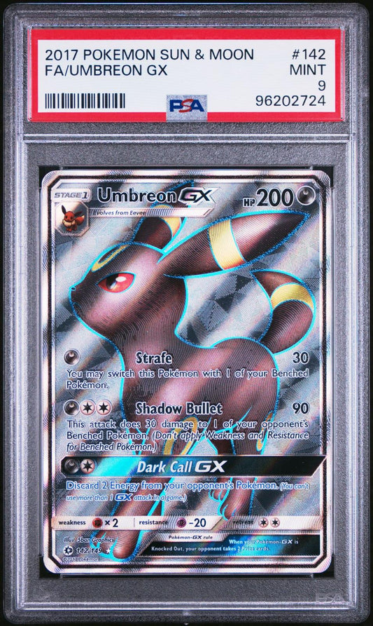 Umbreon GX (Full Art) (142 Ultra Rare) - SM - Sun & Moon Base Set - Critical Cards